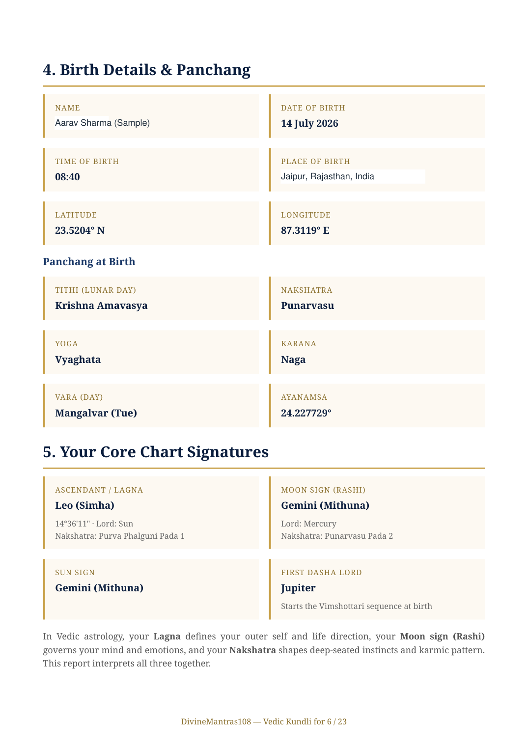 Planetary Signatures